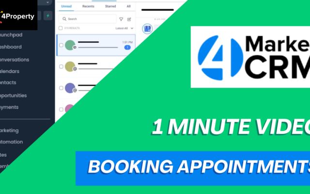 How to book an appointment in 4MarketCRM