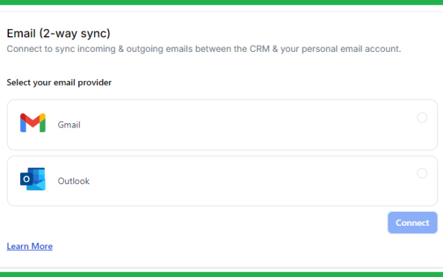 How to connect your business email account with 4MarketCRM